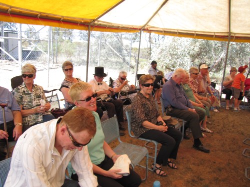 Some of the crowd attending the Taplan Centenary Celebrations in Oct 2013
