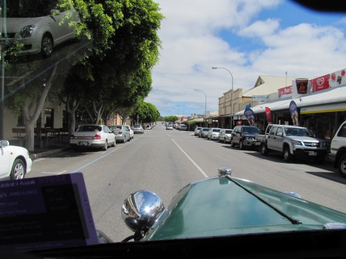 Cruising the streets of Goolwa in a 1928 Model A Ford