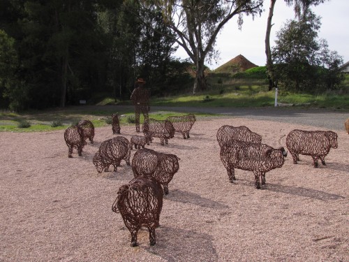 Sheep Sculptures in Clare