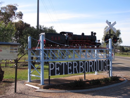 Model of a train at Peterborough 