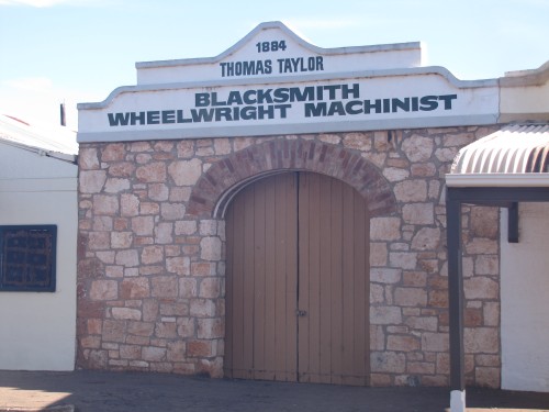 Old blacksmith at Terowie, South Australia