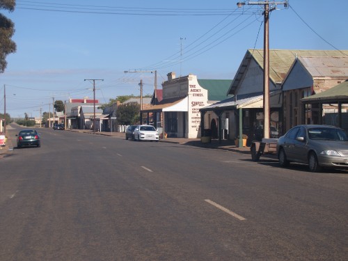 Main street of the mid-north town of Terowie