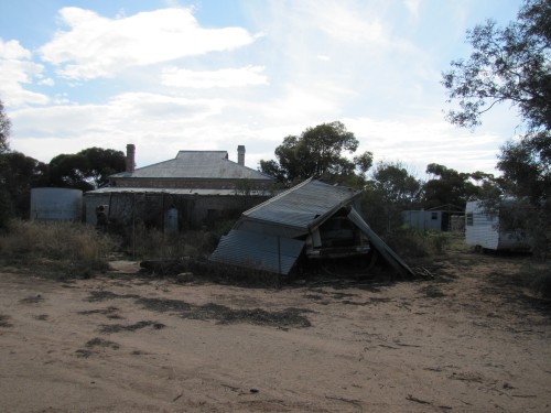 Ruins of the house where I grew up in Taplan South Australia