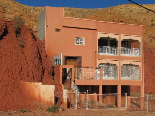 Modern building in the Dades Valley